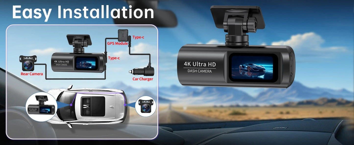 Dash Cam UHD 4K