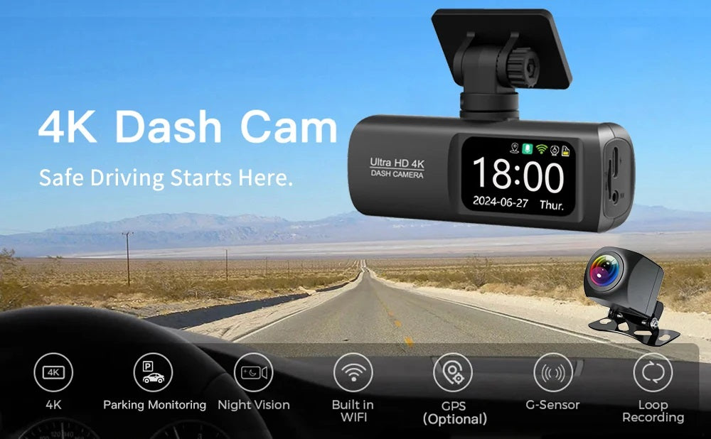 Dash Cam UHD 4K