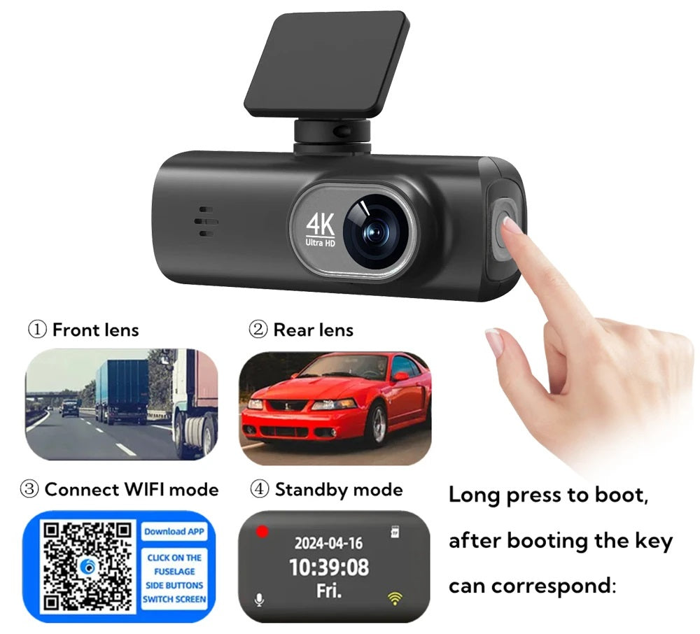 Dash Cam UHD 4K