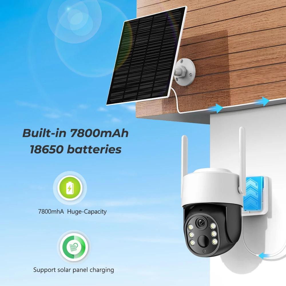 PTZ Wi-Fi Solar Camera - Connect Edges Solutions